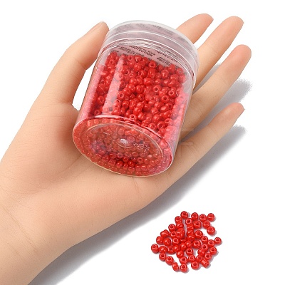 1300Pcs Baking Paint Glass Round Seed Beads SEED-YW0002-20B-1