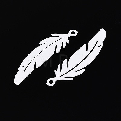 Spray Painted 430 Stainless Steel Pendants STAS-N121-06A-1