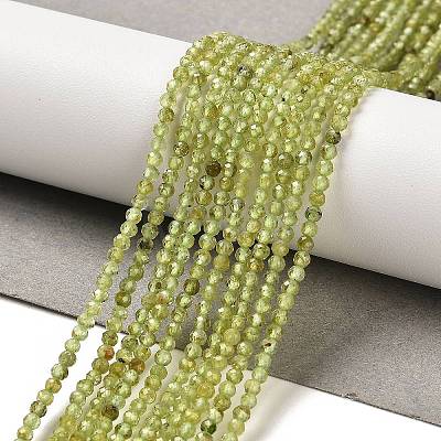 Natural Peridot Beads Strands G-B107-A06-01-1