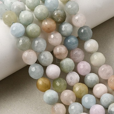 Natural Morganite Beads Strands GG-CBA0166-A01-8mm-1
