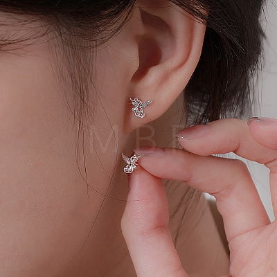 Phenix 999 Fine Silver Stud Earrings FS-WGF5874-01-1