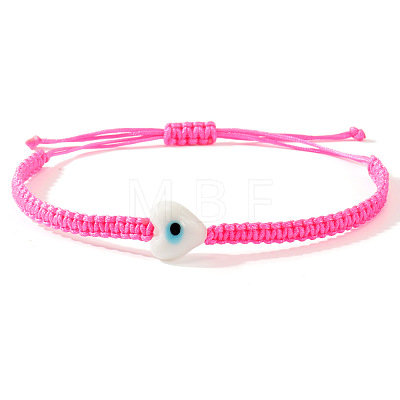 Bohemian Glass Bead Braided Bead Bracelets HV2776-11-1