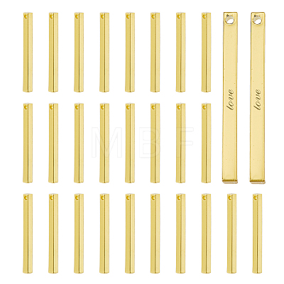 DICOSMETIC 30Pcs Brass Pendants KK-DC0004-01-1