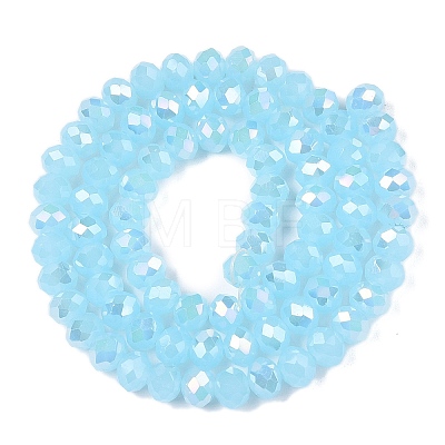 Electroplate Glass Beads Strands LS-EGLA-A044-J6mm-B04-1