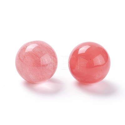 Watermelon Stone Glass Beads G-D456-18-1