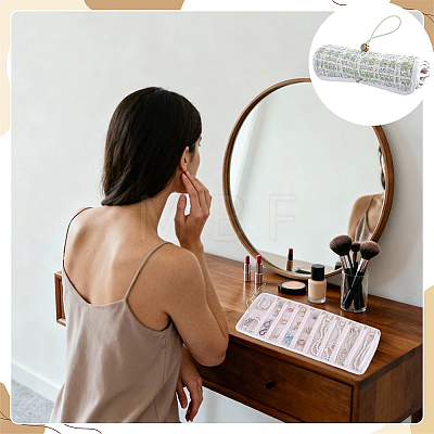 Polyester Jewelry Rolls for Rings Earrings Necklaces AJEW-WH0410-354B-1