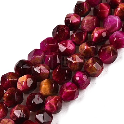 Dyed Natural Tiger Eye Beads Strands G-T138-220A-1