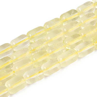 Natural Lemon Quartz(Heated) Beads Strands G-G980-52A-1