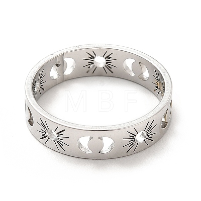 304 Stainless Steel Finger Rings for Women RJEW-M013-01P-1