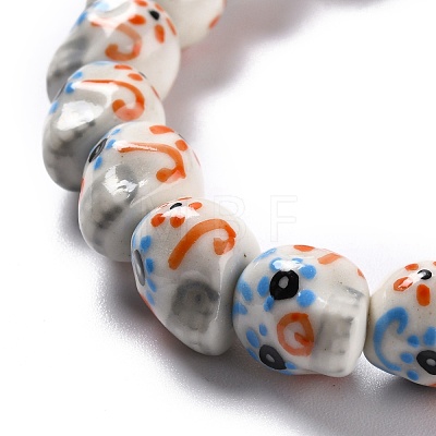 Handmade Porcelain Beads LAMP-F020-38F-1