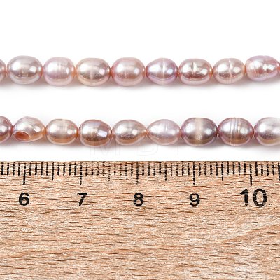 Natural Cultured Freshwater Pearl Beads Strands PEAR-F020-01A-1