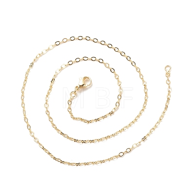 Brass Cable Chains Necklace for Women NJEW-P265-04G-1