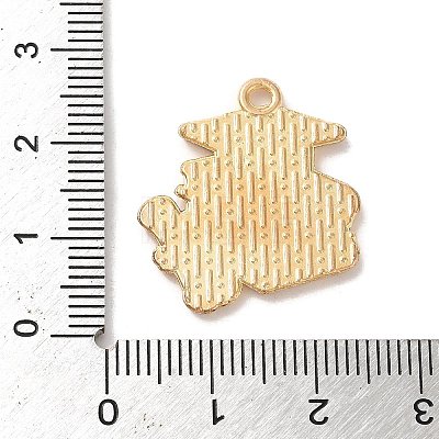 Graduation Season Alloy Enamel Pendants ENAM-R147-08B-G-1