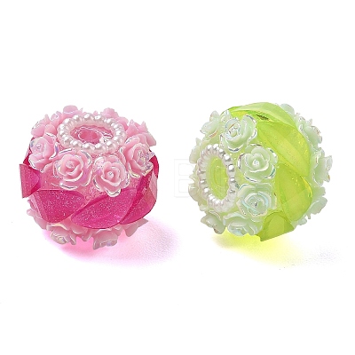 Acrylic & Resin Beads AC-CBA30D1-02-1