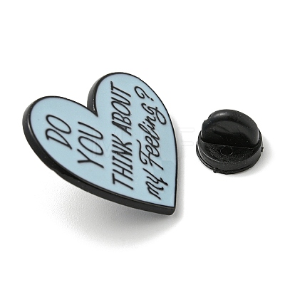 DO YOU THINK ABOUT MY FEELING Heart Alloy Brooches JEWB-Z018-03EB-1