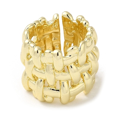 Brass Open Cuff Rings RJEW-Q78-27G-1