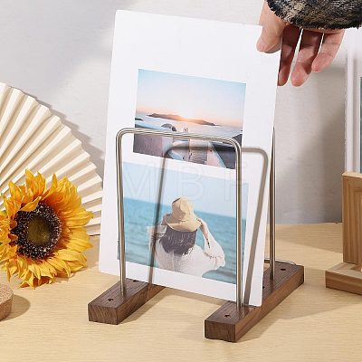 Wood & Iron Vinyl Record Storage Rack ODIS-WH0025-346-1