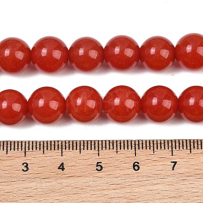 Natural Dyed White Jade Beads Strands GG-CBAEB22-B01-10mm-06-1