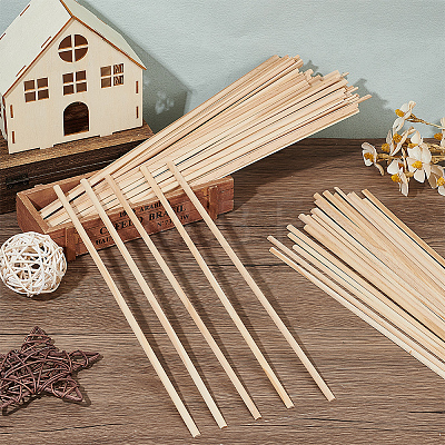100Pcs Wood Craft Sticks DIY-OC0015-05A-1