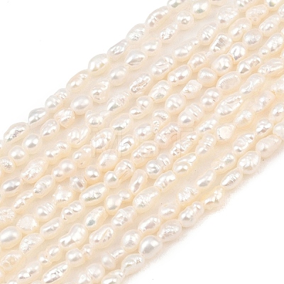 Natural Cultured Freshwater Pearl Beads Strands PEAR-F020-14-1