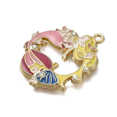 Alloy Enamel Pendants LS-ENAM-S021-01G-D-1