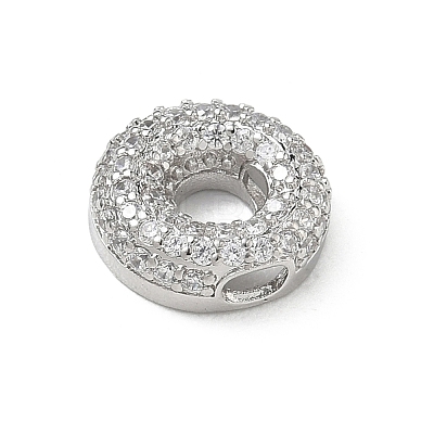 Brass Micro Pave Cubic Zirconia Pendants KK-A300-02P-O-1