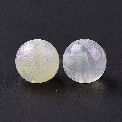Opaque Acrylic Beads OACR-E014-19B-01-1