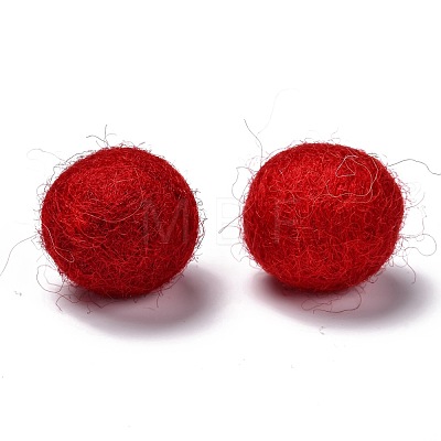 Wool Felt Balls AJEW-P081-A01-1
