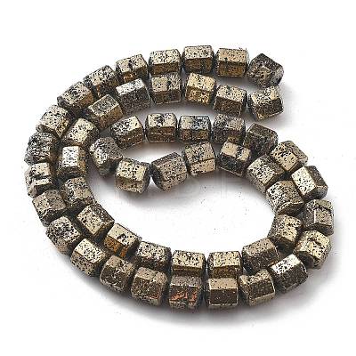 Electroplated Natural Lava Rock Beads Strands G-A251-A01-01E-1