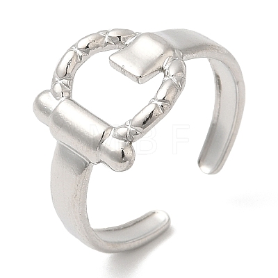 304 Stainless Steel Open Cuff Rings RJEW-H213-03P-1