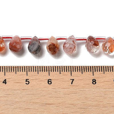 Natural Ferruginous Quartz Beads Strands G-H297-B13-01-1