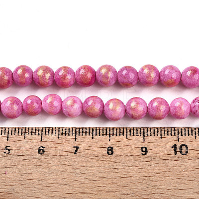 Natural Mashan Jade Beads Strands G-A255-A01-02N-1