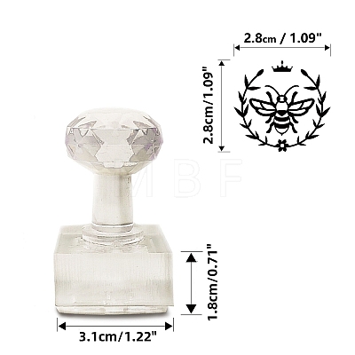 Plastic Stamps DIY-WH0350-001-1