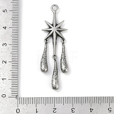 316 Surgical Stainless Steel Big Pendants X-STAS-G349-16AS-1