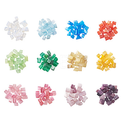 240Pcs 12 Colors Glass Imitation Gemstone Beads GLAA-TA0001-69-1