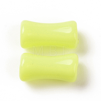 Opaque Acrylic Beads OACR-E015-01C-1