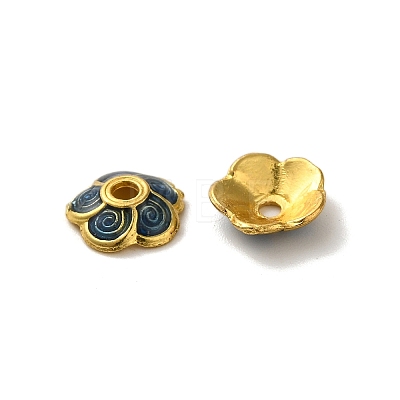 Alloy Enamel Beads Caps FIND-G074-02L-1