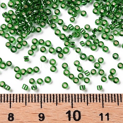 11/0 Grade A Transparent Glass Seed Beads X-SEED-Q007-F52-1