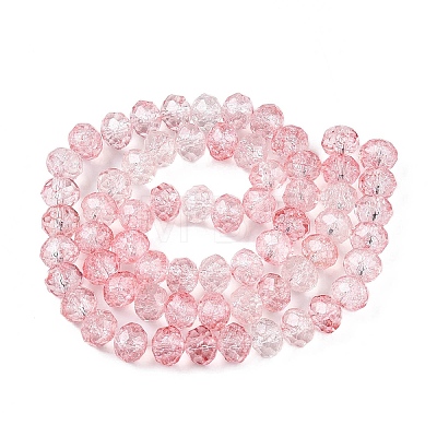 Transparent Glass Beads Strands GLAA-T023-6mm-A08-1