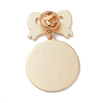 Zinc Alloy Brooches JEWB-O013-02C-G-1