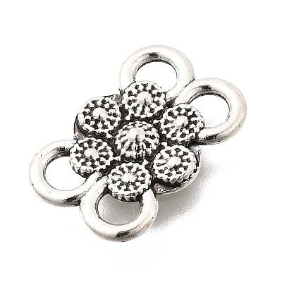 Tibetan Style Alloy Links Connector Charms FIND-D042-07D-AS-1