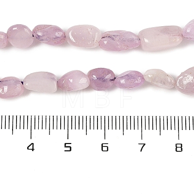 Natural Kunzite Beads Strands G-A254-B02-01-1
