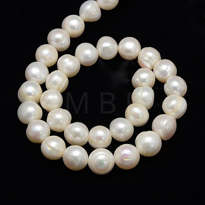 Natural Cultured Freshwater Pearl Beads Strands PEAR-L001-B-07-01-X-1