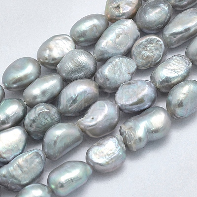 Natural Cultured Freshwater Pearl Beads Strands PEAR-K003-17-1