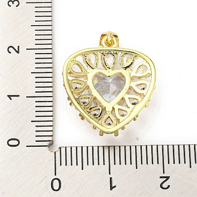 Brass with Cubic Zirconia Pendants FIND-Z023-01D-1