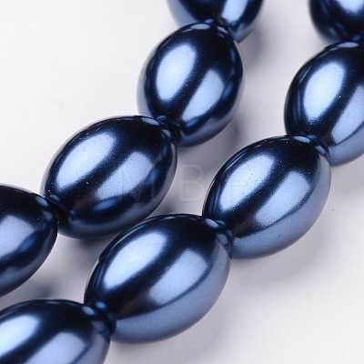 Grade A Glass Pearl Beads Strands HY-E001-01-1