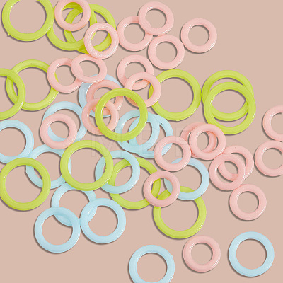 Plastic Round Rings FIND-CP0003-12B-1