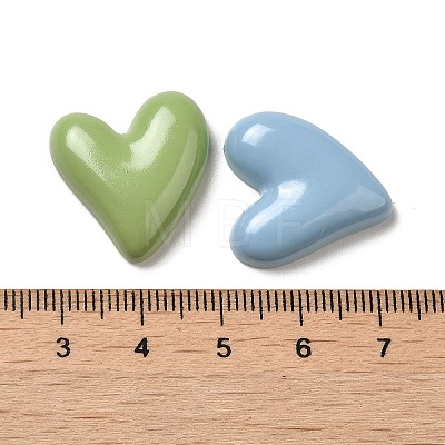 Opaque Resin Cabochons RESI-F050-03-1