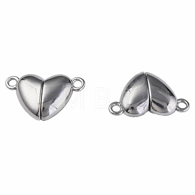 304 Stainless Steel Magnetic Clasps STAS-N087-55-55P-1