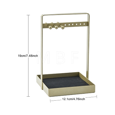 Iron Jewelry Display Stands with Trays ODIS-M005-01A-1